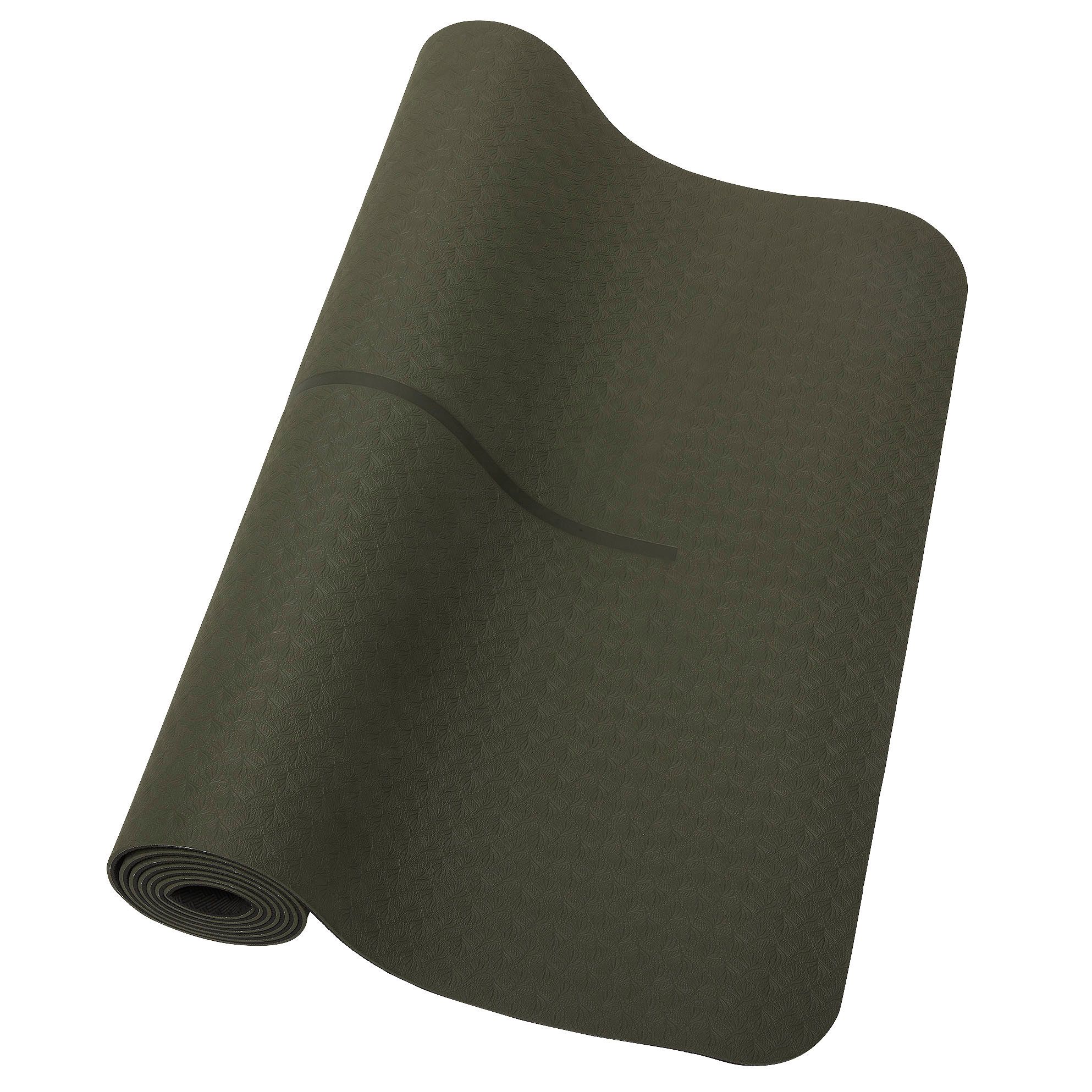 Yoga Mat Position 4 mm Forest Green/Black