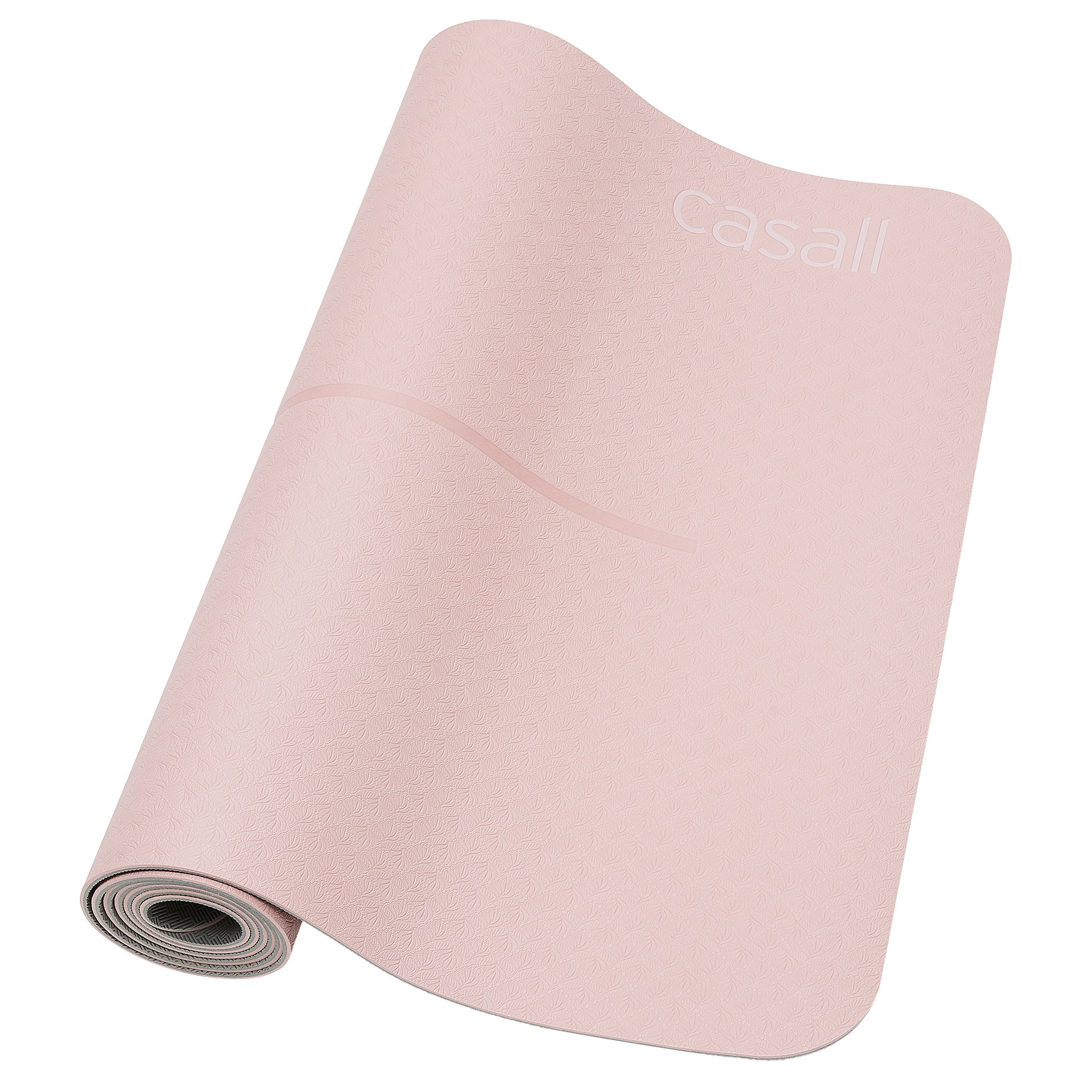 CASALL Yoga Mat Position 4 mm Lucky pink/grey