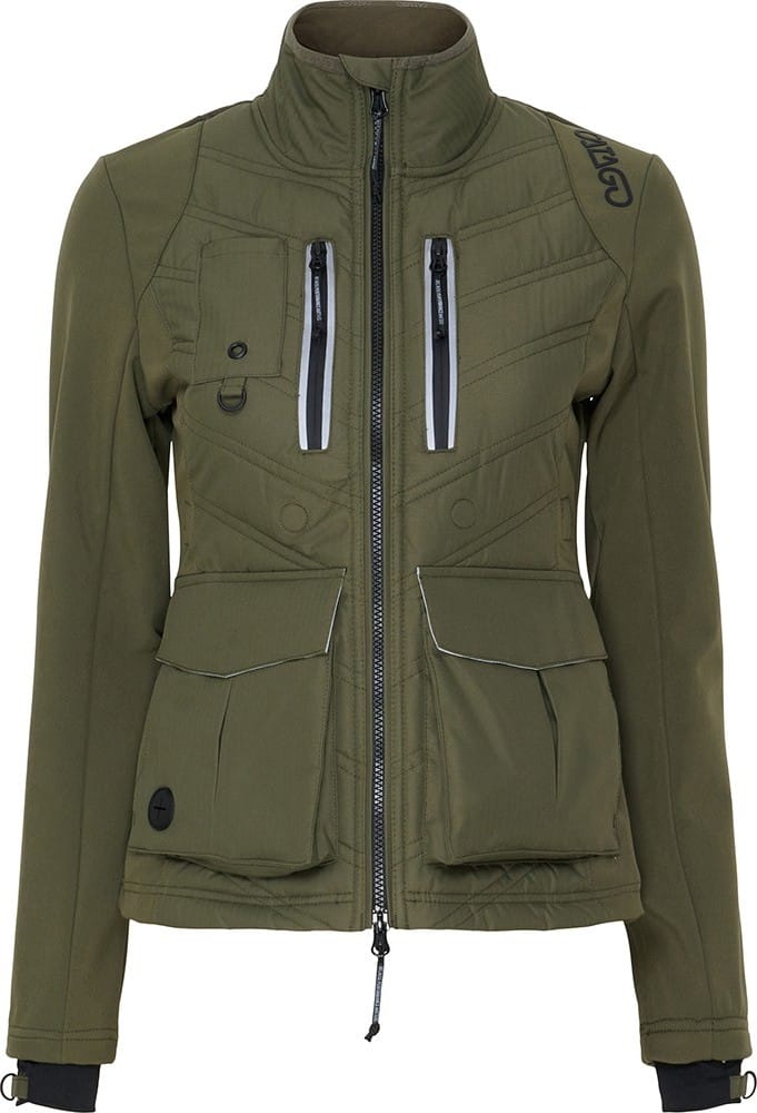 Catago Women's Trainer Short Jacket Green Catago