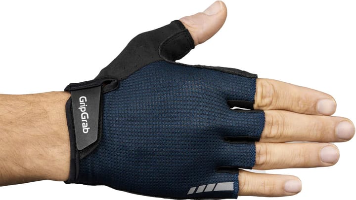 Gripgrab Explr Padded Short Finger Summer Gloves Navy Blue Gripgrab