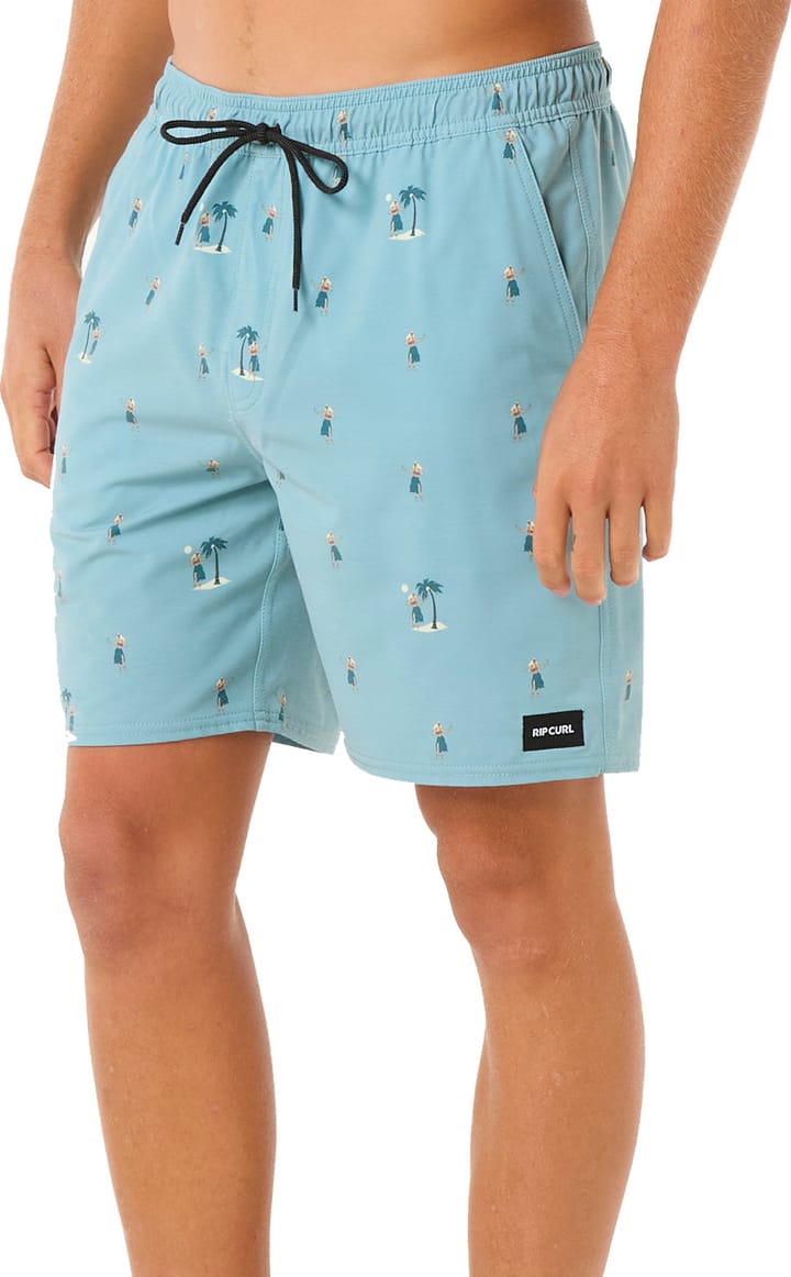 Rip Curl Men's Hula Breach 18" Volley Short Blue Lagoon Rip Curl Rip Curl Men's Hula Breach 18" Volley Short Blue Lagoon Rip Curl
