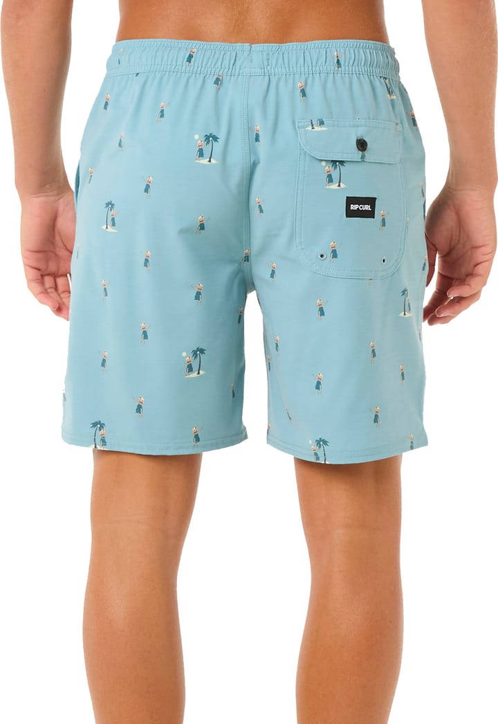 Rip Curl Men's Hula Breach 18" Volley Short Blue Lagoon Rip Curl Rip Curl Men's Hula Breach 18" Volley Short Blue Lagoon Rip Curl