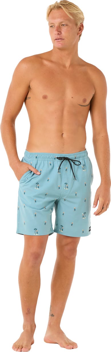 Rip Curl Men's Hula Breach 18" Volley Short Blue Lagoon Rip Curl