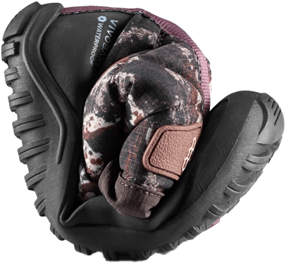 Vivobarefoot Kids' Tracker Boot AT Mole Print Vivobarefoot