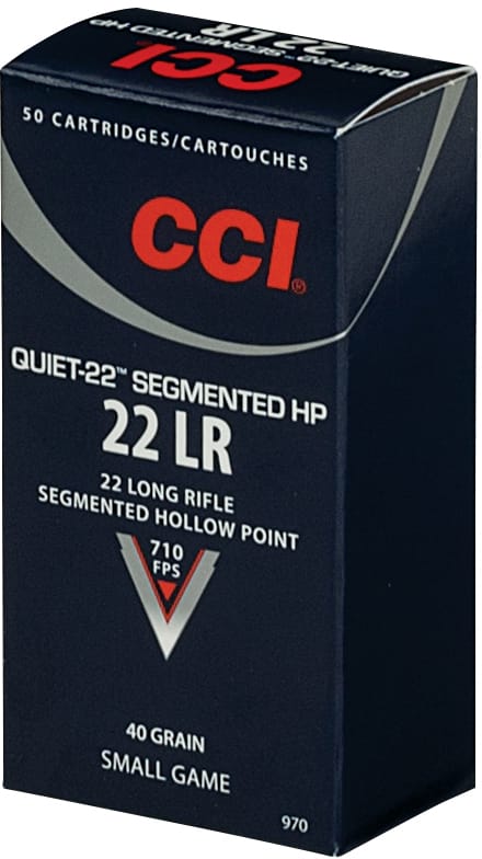 CCI Cci 22 Lr Segmented Quiet Hp 40gr 50-Pack CCI CCI Cci 22 Lr Segmented Quiet Hp 40gr 50-Pack CCI