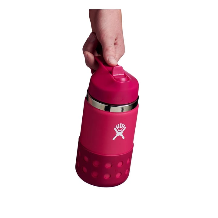 Hydro Flask 12 Oz Kids F Wide Mouth Straw Cap And Boot Peony Hydro Flask