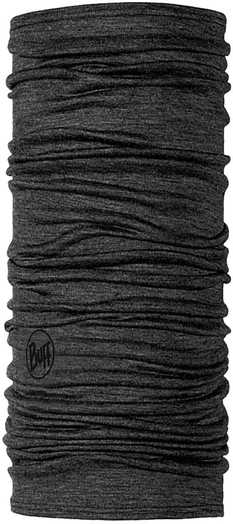 Buff Hals Lightweight Merino Wool Solid Grey Buff Hals Lightweight Merino Wool Solid Grey