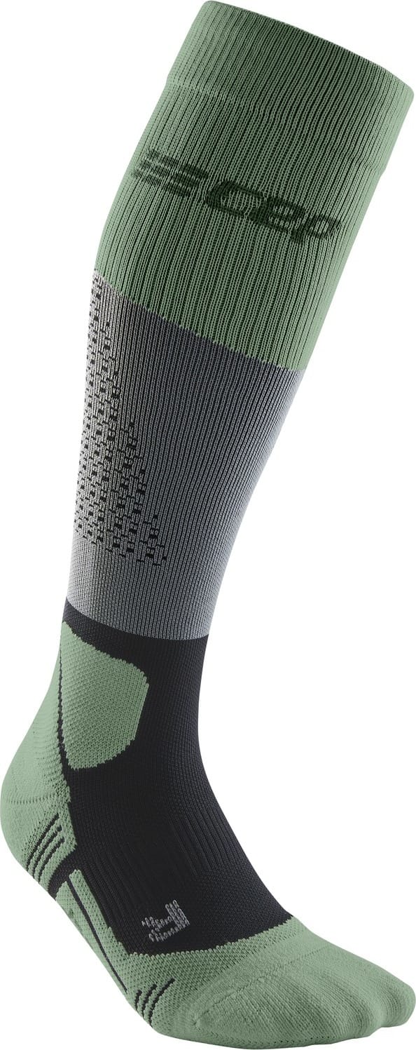 Women's Cep Max Cushion Socks Hiking Tall Grey/Mint CEP