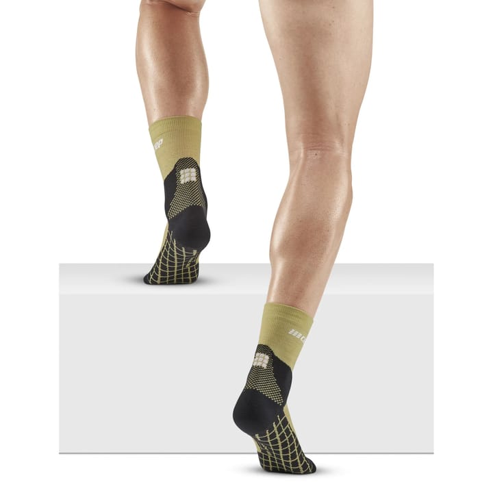 CEP Men's Hiking Light Merino Mid Cut Compression Socks Olive CEP