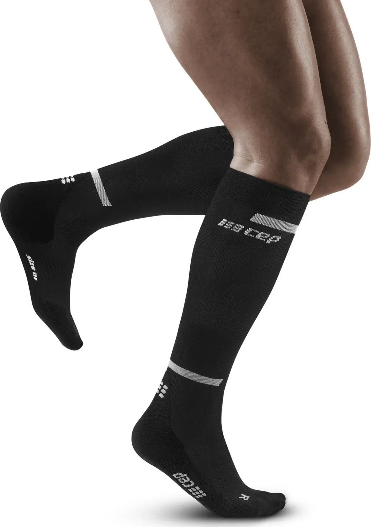 Men's The Run Socks, Tall Black