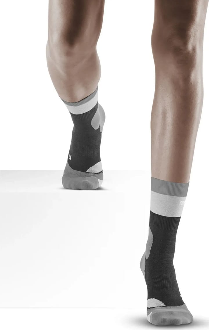 CEP Women's Hiking Light Merino Mid-Cut Socks Stonegrey/Grey CEP CEP Women's Hiking Light Merino Mid-Cut Socks Stonegrey/Grey CEP