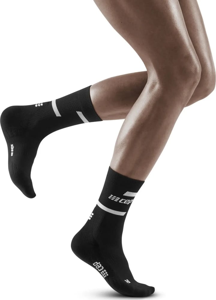 CEP Women's Run Compression Mid Cut Socks 4.0 Black CEP