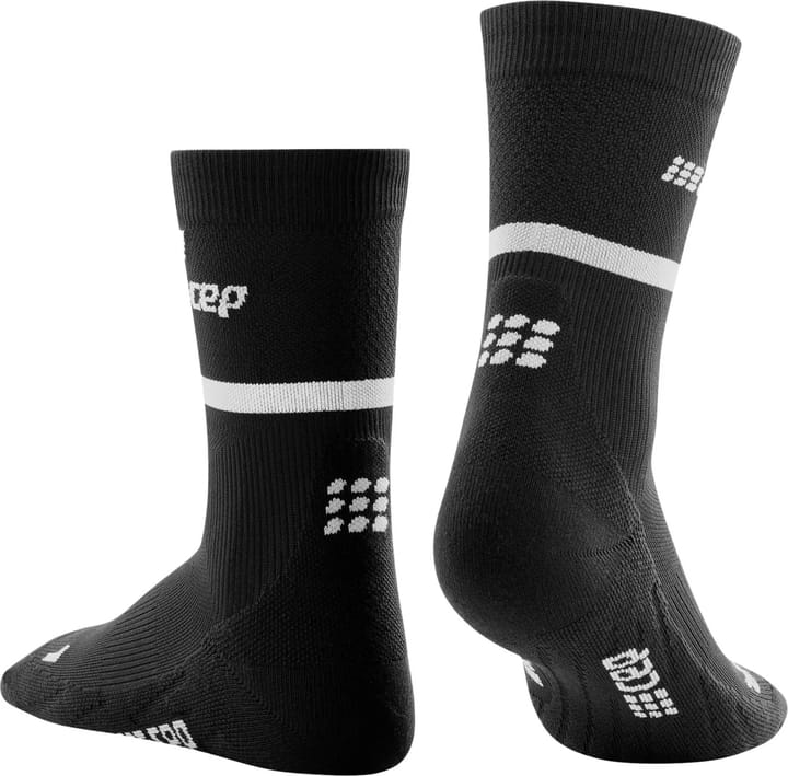 Women's The Run Socks, Mid Cut Black CEP