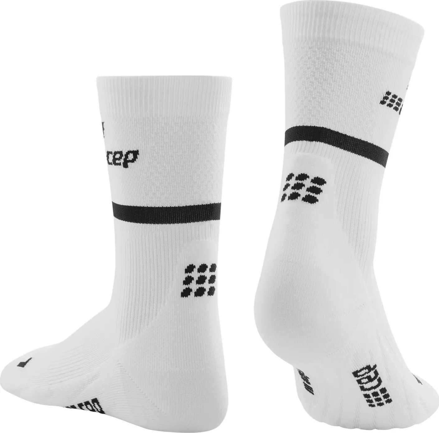 CEP Women's The Run Socks, Mid Cut Red/Off White, Buy CEP Women's The Run  Socks, Mid Cut Red/Off White here