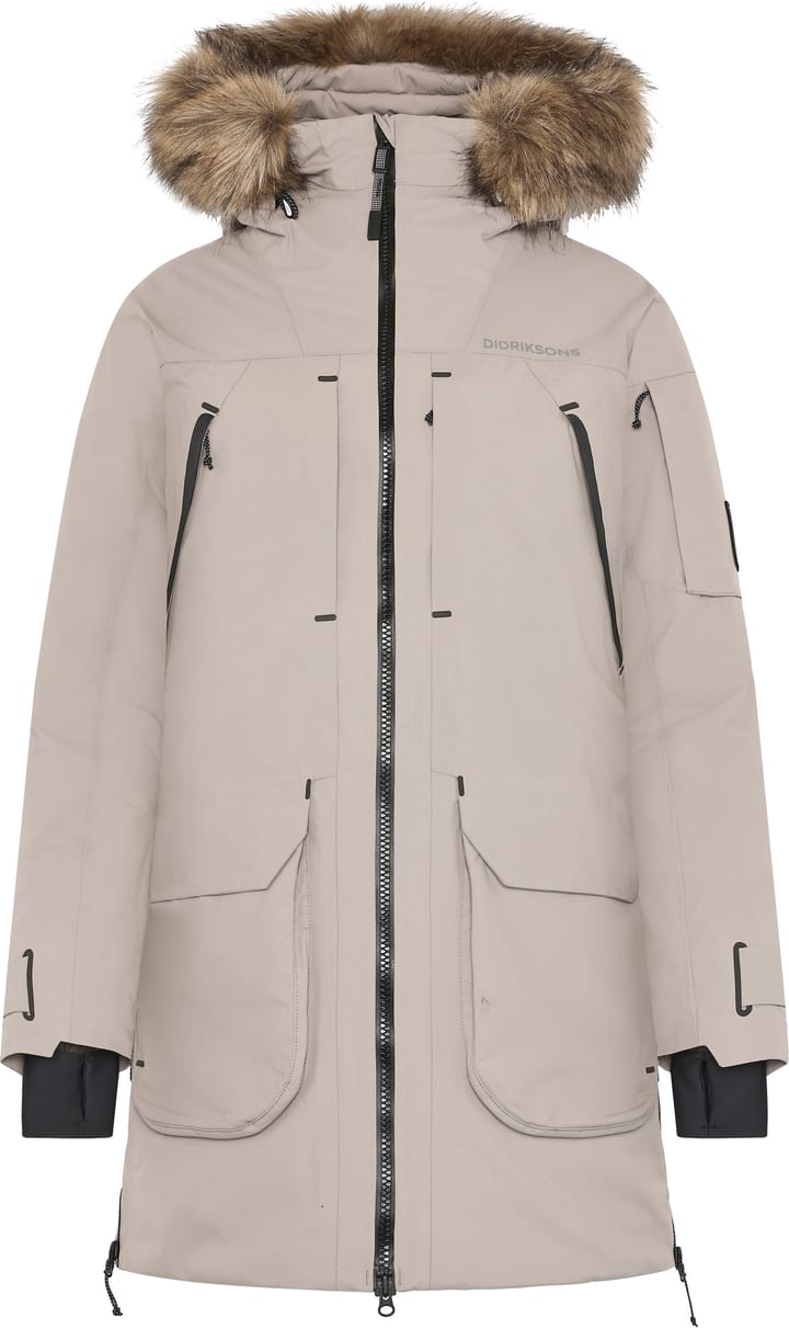 Women's Ceres Parka 2 Ash Brown Didriksons