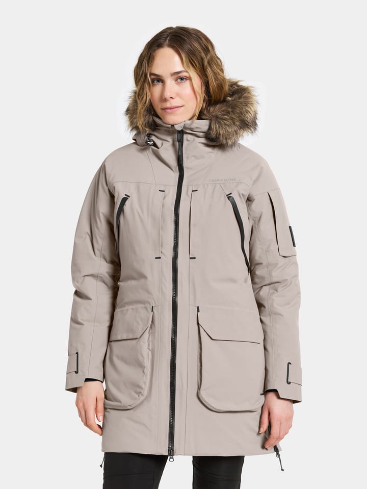 Women's Ceres Parka 2 Ash Brown Didriksons