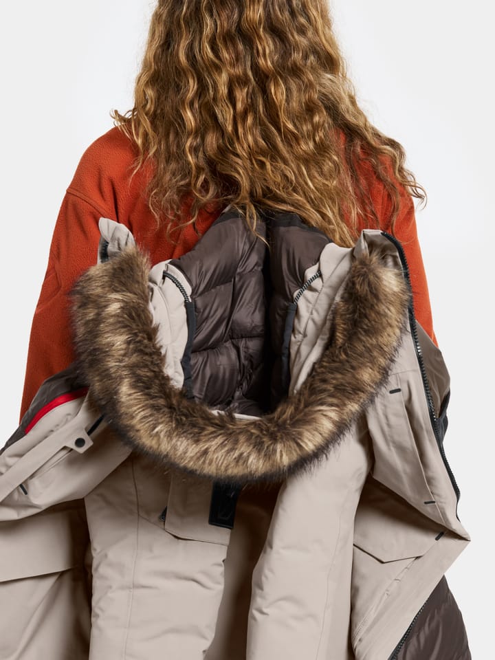 Women's Ceres Parka 2 Ash Brown Didriksons