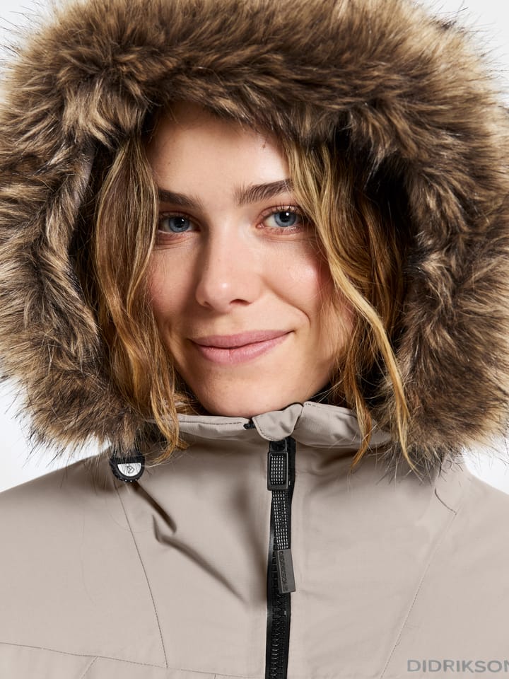 Women's Ceres Parka 2 Ash Brown Didriksons Women's Ceres Parka 2 Ash Brown Didriksons