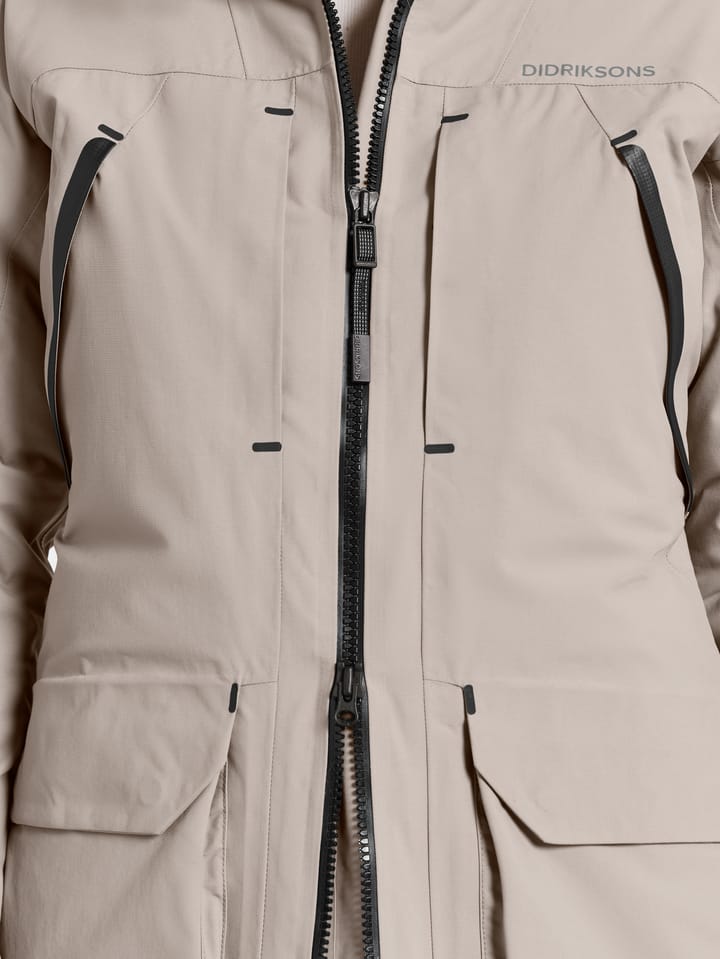 Women's Ceres Parka 2 Ash Brown Didriksons Women's Ceres Parka 2 Ash Brown Didriksons