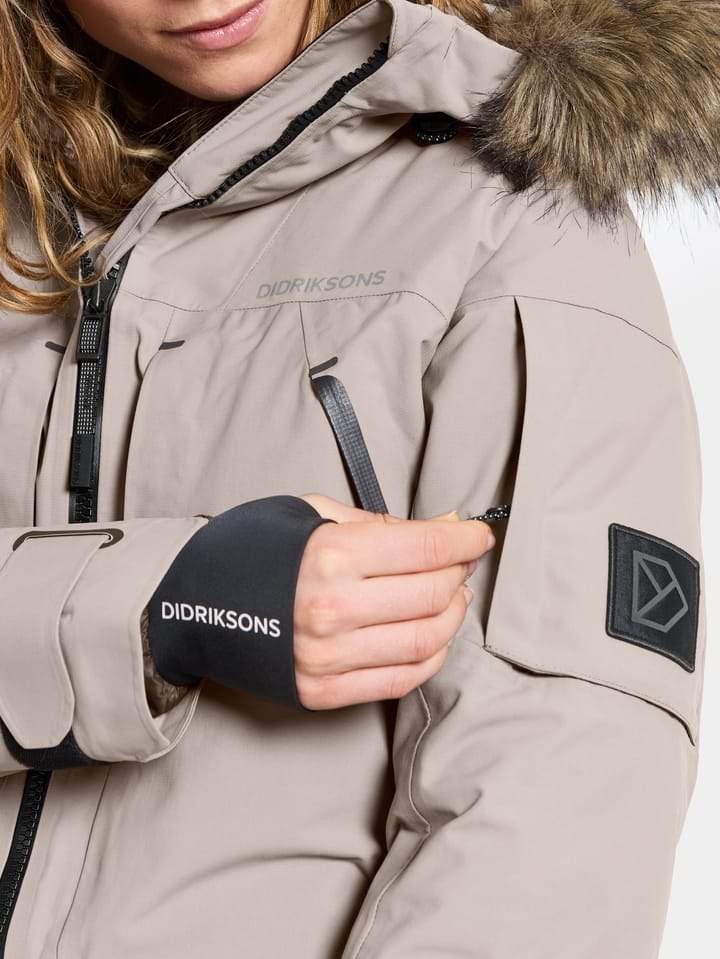 Women's Ceres Parka 2 Ash Brown Didriksons