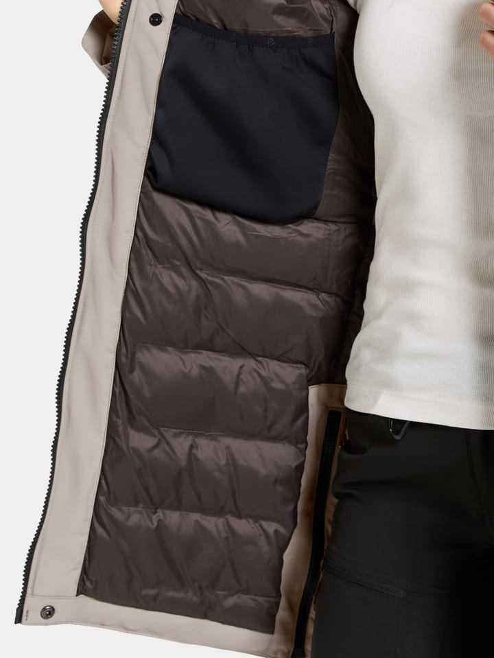 Women's Ceres Parka 2 Ash Brown Didriksons Women's Ceres Parka 2 Ash Brown Didriksons