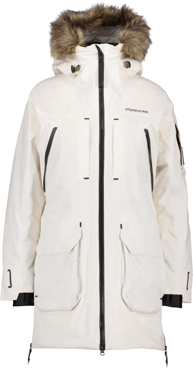 Didriksons Ceres Wns Parka White Foam