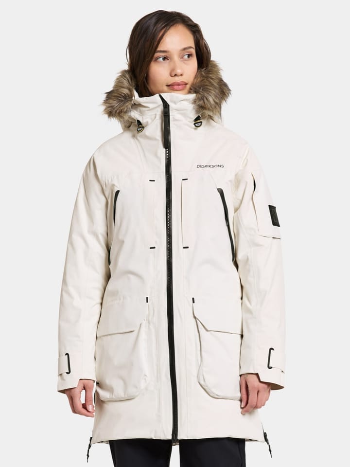 Didriksons Ceres Wns Parka White Foam
