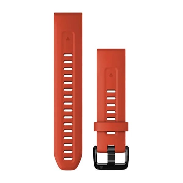 Garmin QuickFit 20-Klokkerem Silikon Flame Red Garmin Garmin QuickFit 20-Klokkerem Silikon Flame Red Garmin