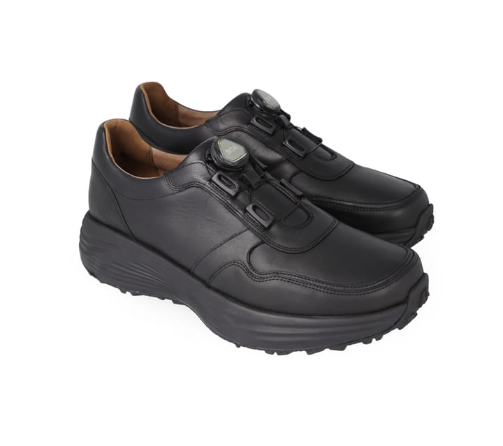 Klaveness Perfect Stride Boa Leather Sneaker Sort