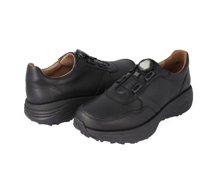 Klaveness Perfect Stride Boa Leather Sneaker Sort