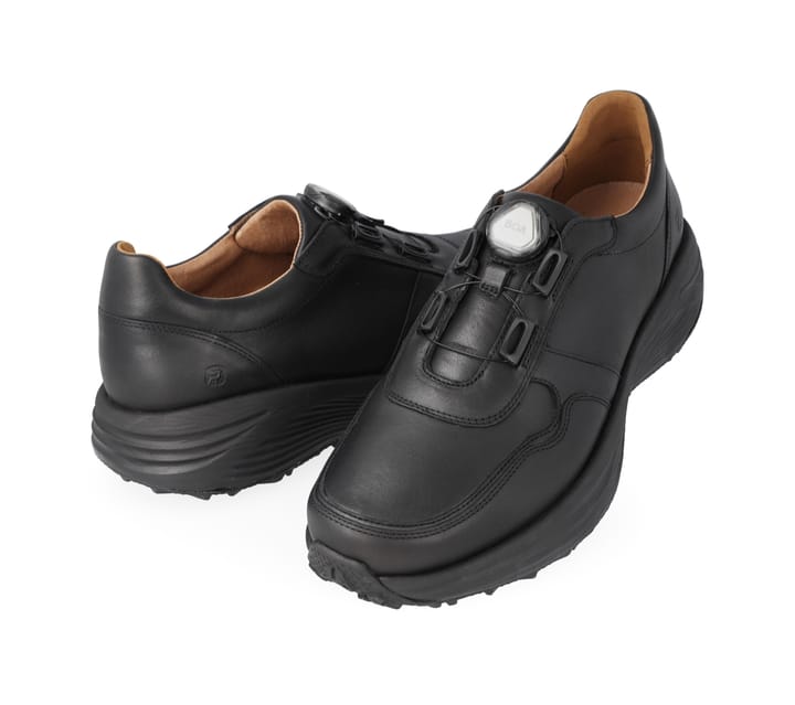 Klaveness Perfect Stride Boa Leather Sneaker Sort