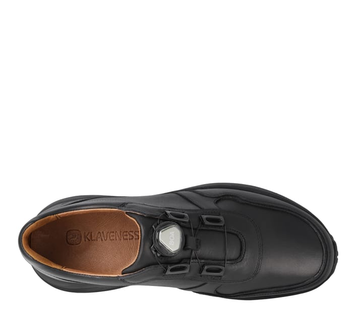 Klaveness Perfect Stride Boa Leather Sneaker Sort