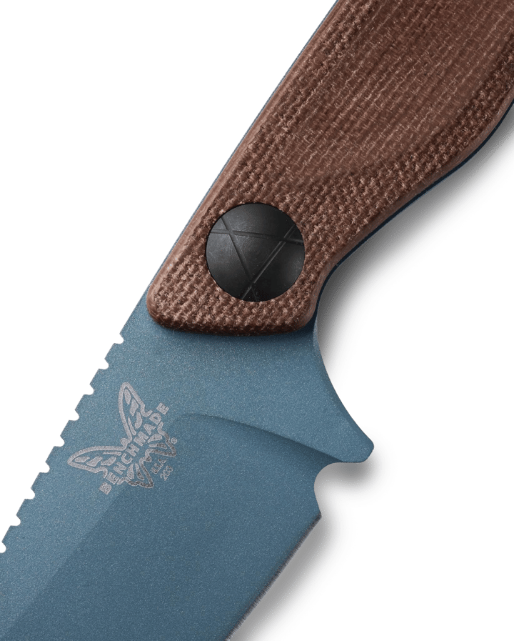Benchmade Dacian Brown Canvas Micarta Benchmade