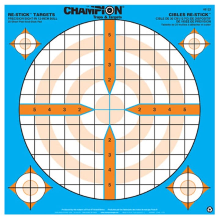 Champion Champion Re-Stick Presisjon Skive (12pk) 12 Selvklebende Skiver Champion