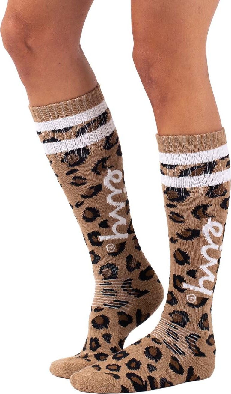 Eivy Women's Cheerleader Wool Socks Leopard