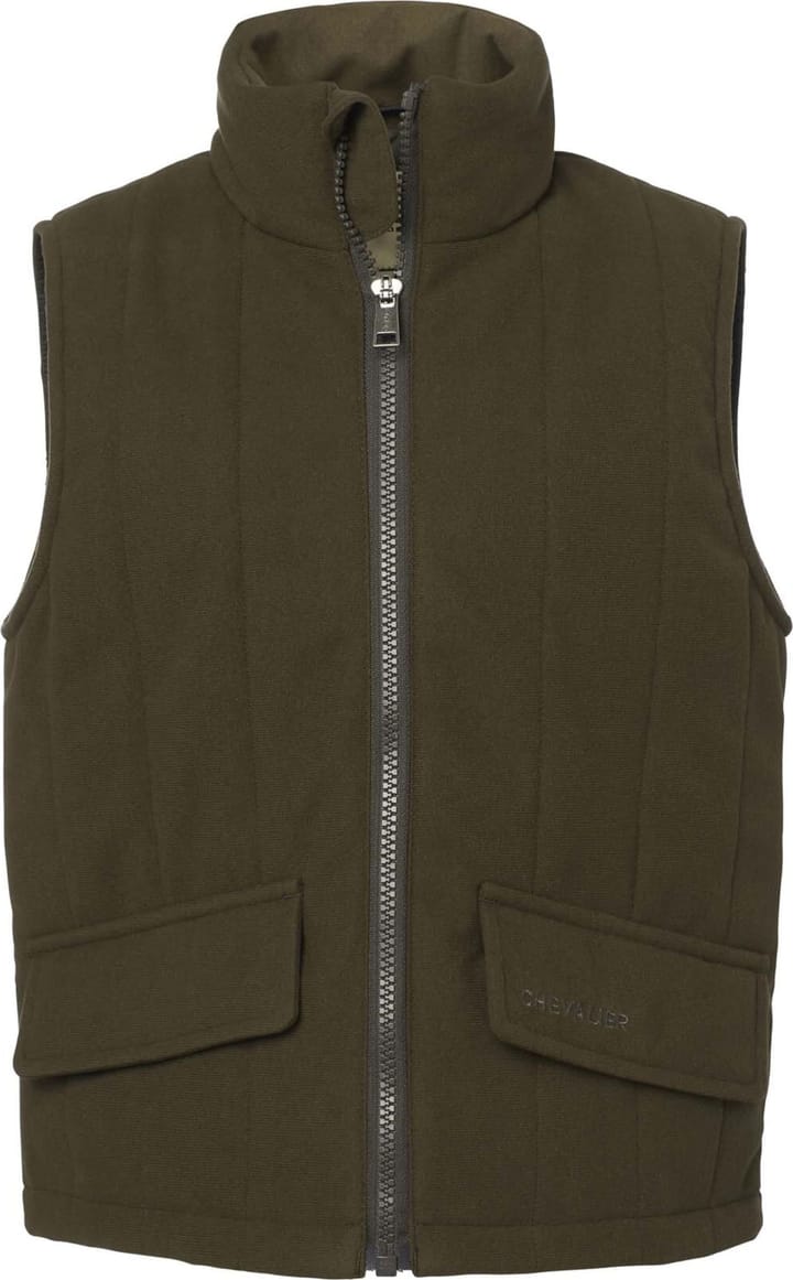 Calf Padded Vest Junior Leather Brown Chevalier