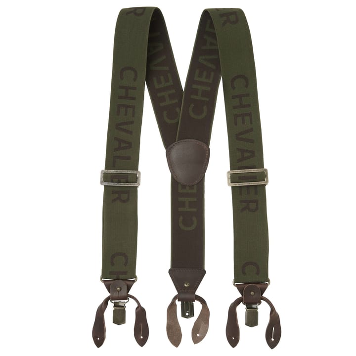 Chevalier Logo Suspenders Dark Green Chevalier