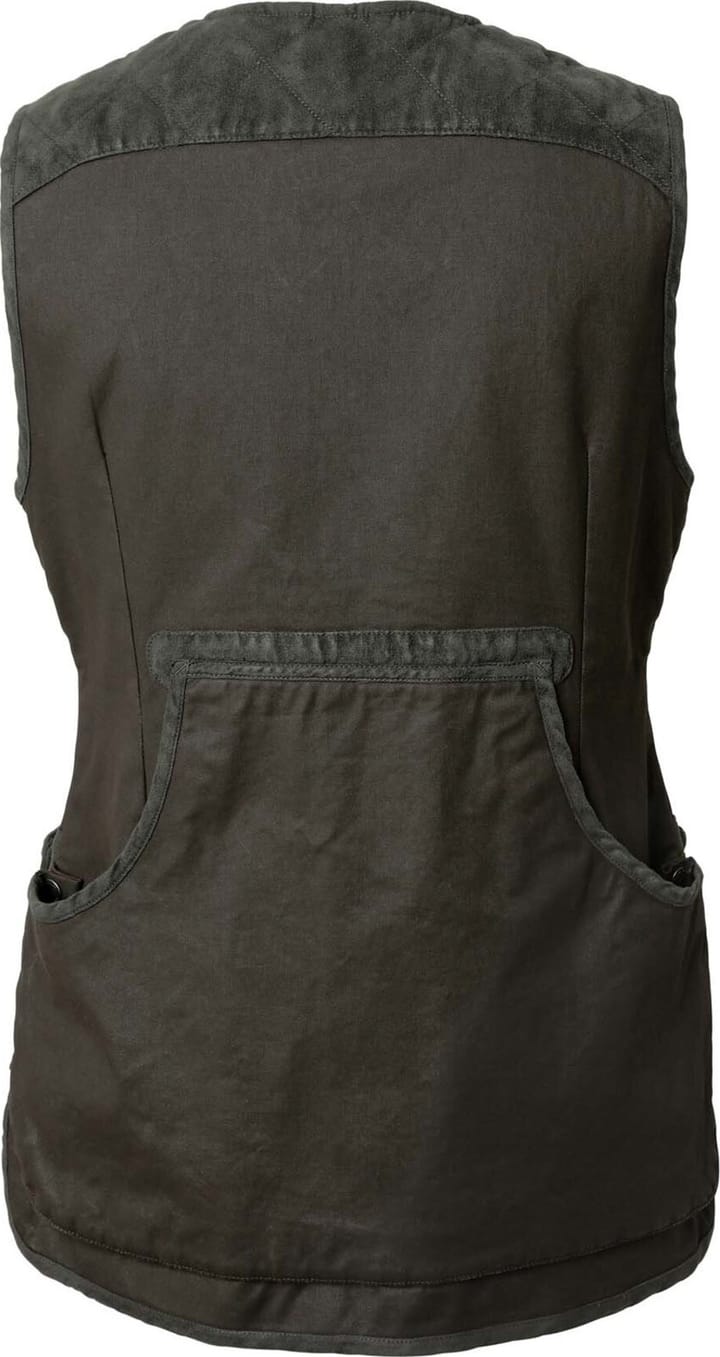 Chevalier Women's Vintage Dogsport Vest Leather Brown Chevalier