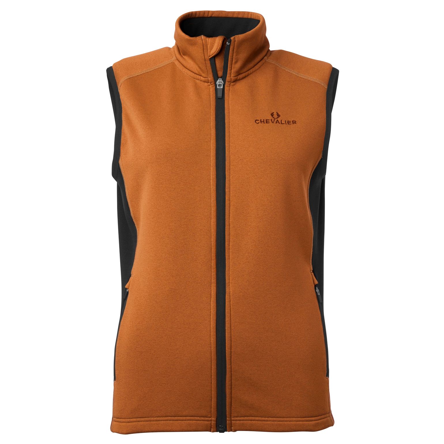 Women's Lenzie Fleece Vest Orange/Brown