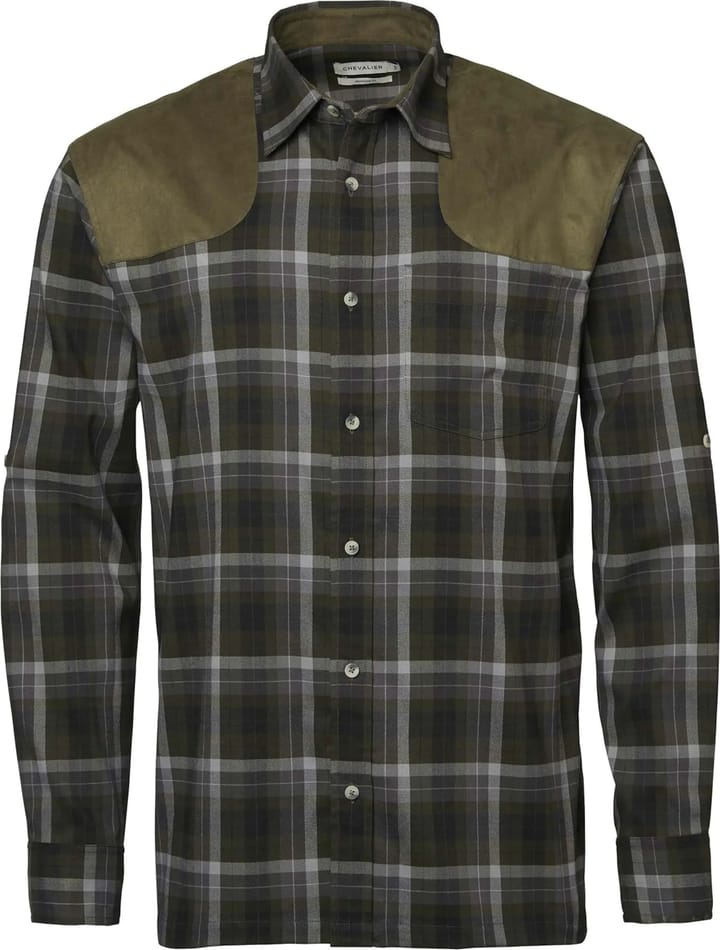 Chevalier Men's Chill Coolmax Shirt Fern Green Checked Chevalier