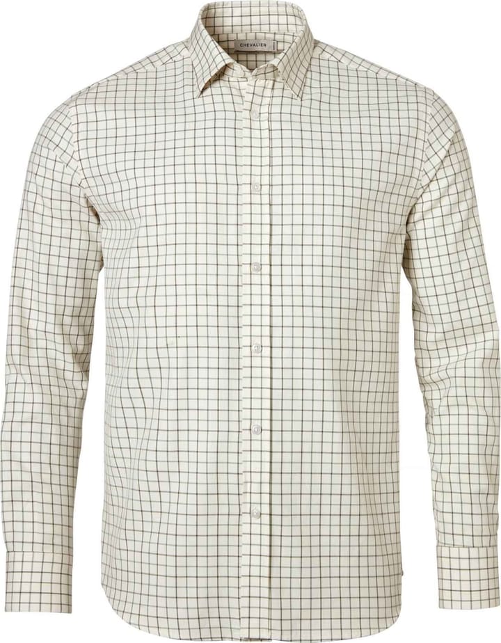 Chevalier Men's Luton Shirt Hunter Green Tattersall Chevalier