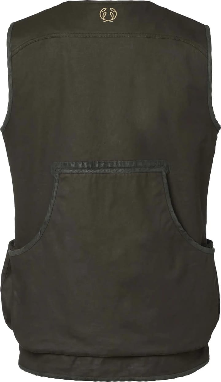 Men's Vintage Dogsport Vest Leather Brown Chevalier