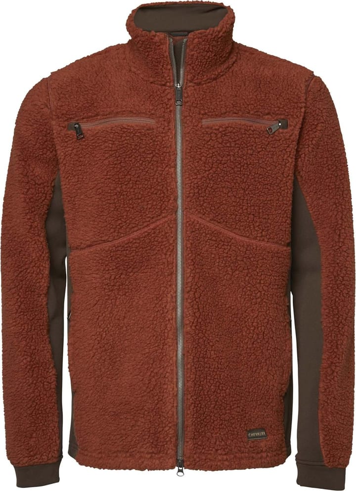 Men's Root Wool Pile Jacket Fox Red Chevalier