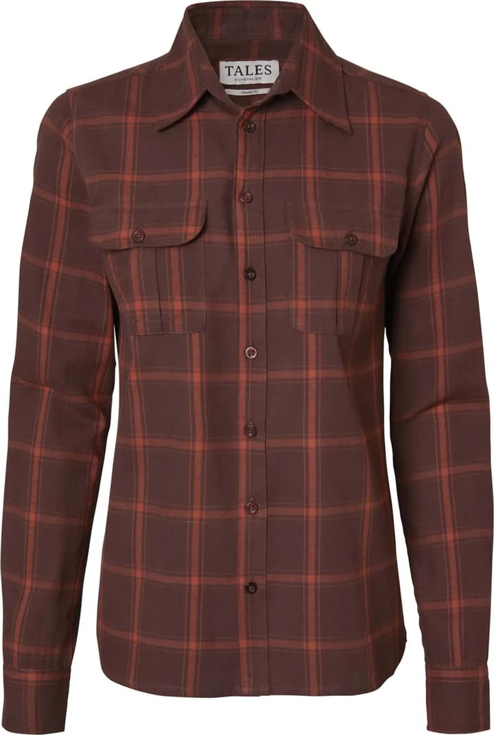 Women´s Eagle Flannel Shirt Fox Red Checked Chevalier