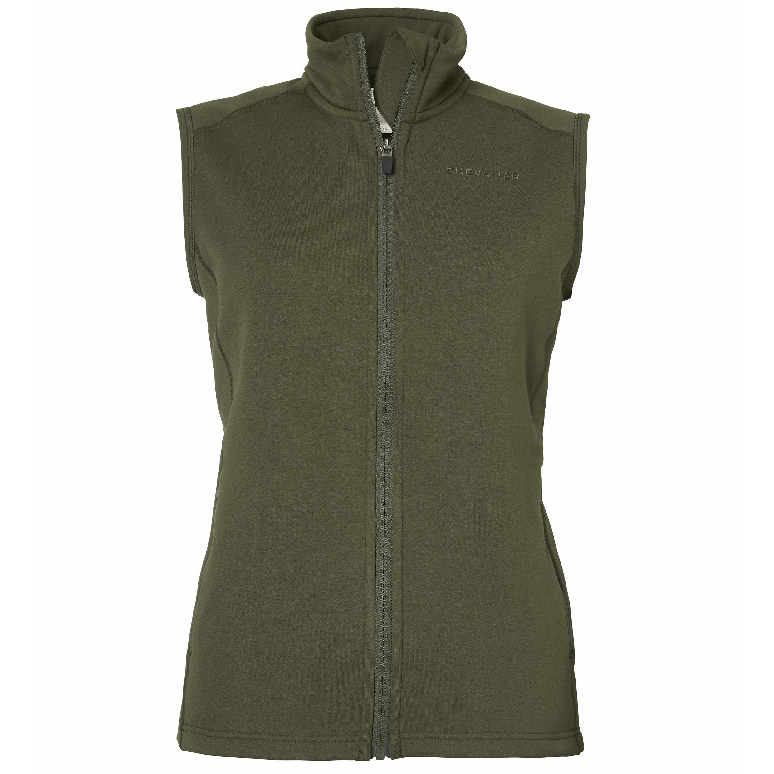 Chevalier Women’s Lenzie Fleece Vest Dark Green