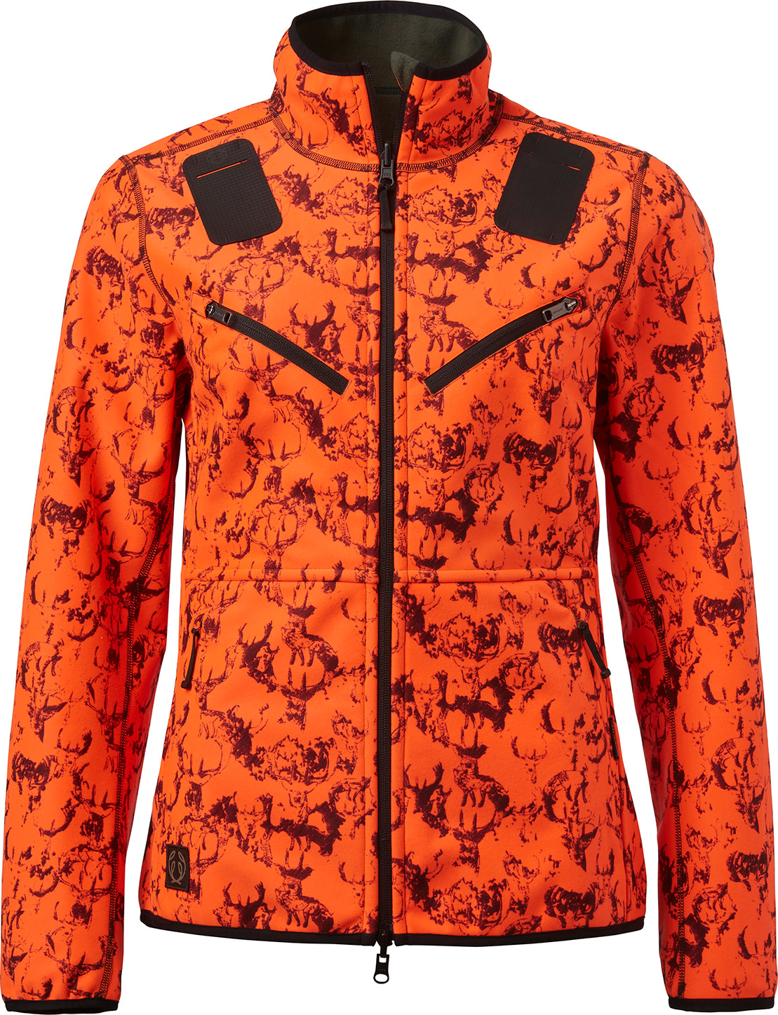 Women's Mist Windblocker Reversible Jacket High Vis Orange Deer