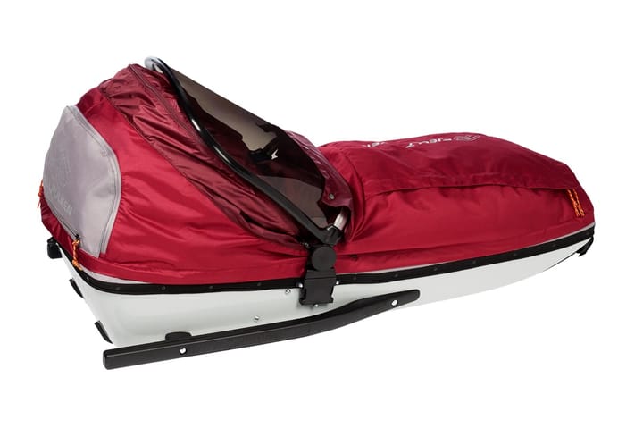 Fjellpulken Fjellpulken barnepulk med drag og sele Burgundy Fjellpulken