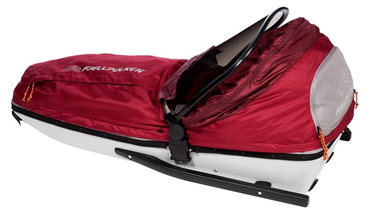 Fjellpulken Fjellpulken barnepulk med drag og sele Burgundy Fjellpulken