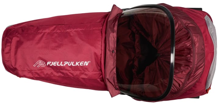 Fjellpulken Fjellpulken barnepulk med drag og sele Burgundy Fjellpulken
