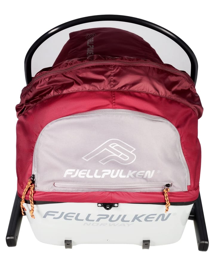Fjellpulken Fjellpulken barnepulk med drag og sele Burgundy Fjellpulken